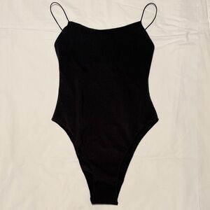 Tropic of C sculpting C one piece swimsuit in black compression